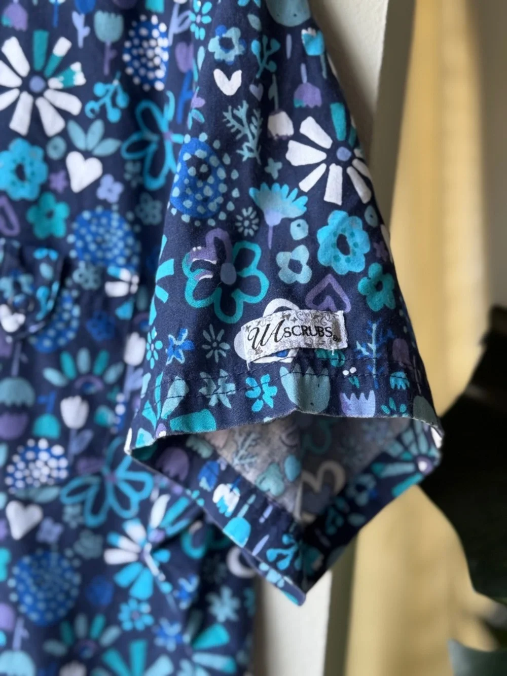 UA Scrubs Women's Floral V-Neck Top